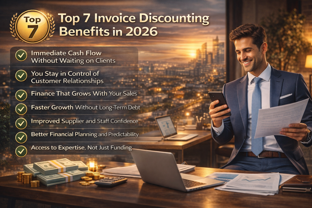 Top 7 Invoice Discounting Benefits in 2026
