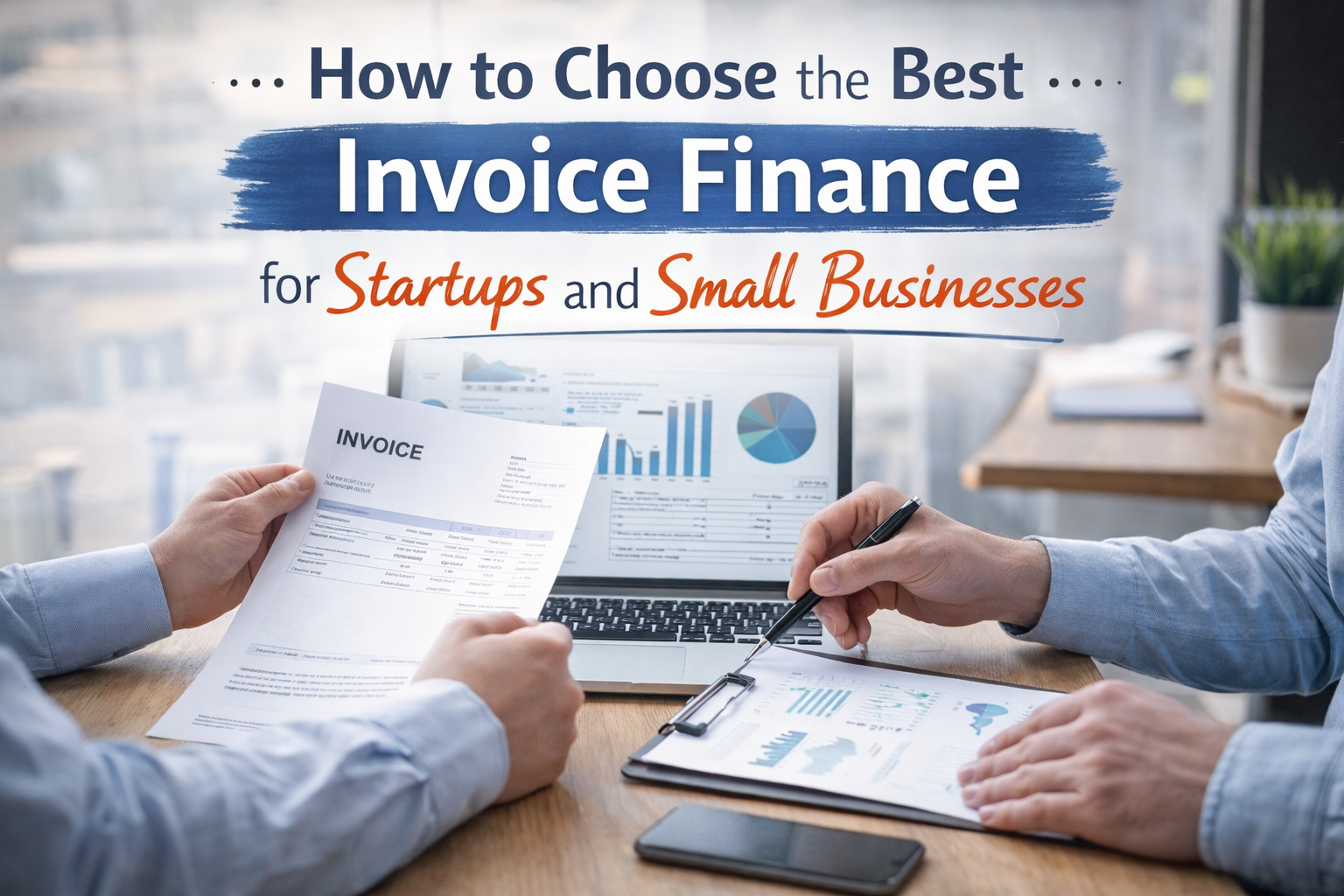 How to Choose the Best Invoice Finance for Startups and Small Businesses