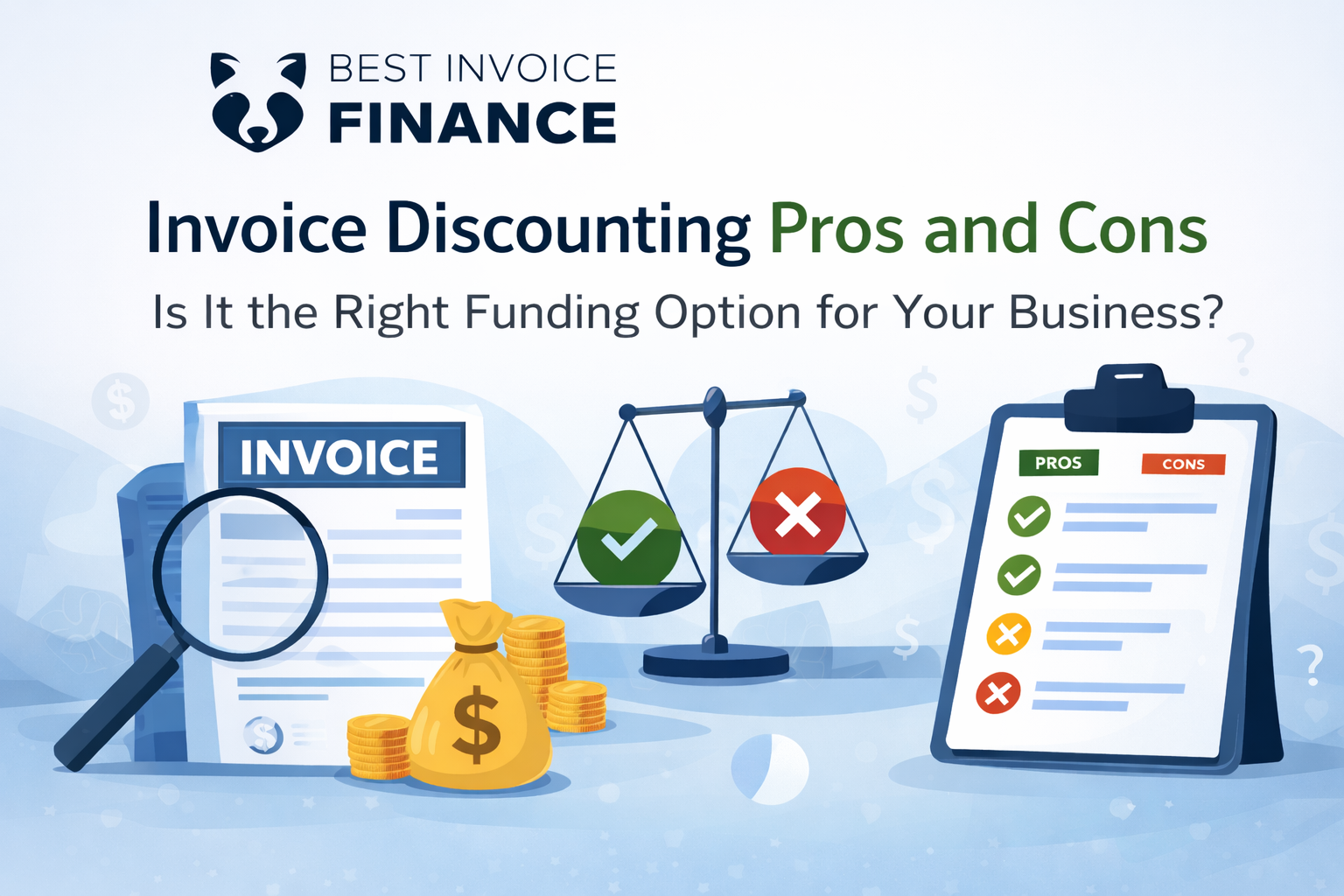Invoice Discounting Pros and Cons