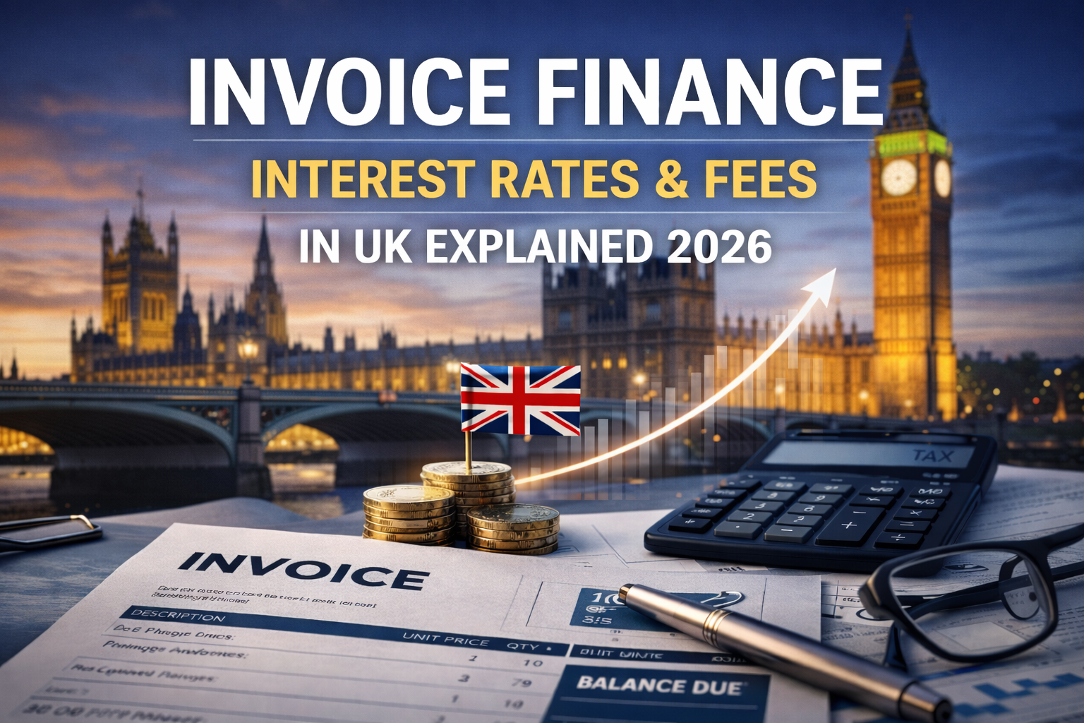 Invoice Finance Interest Rates & Fees in the UK Explained 2026