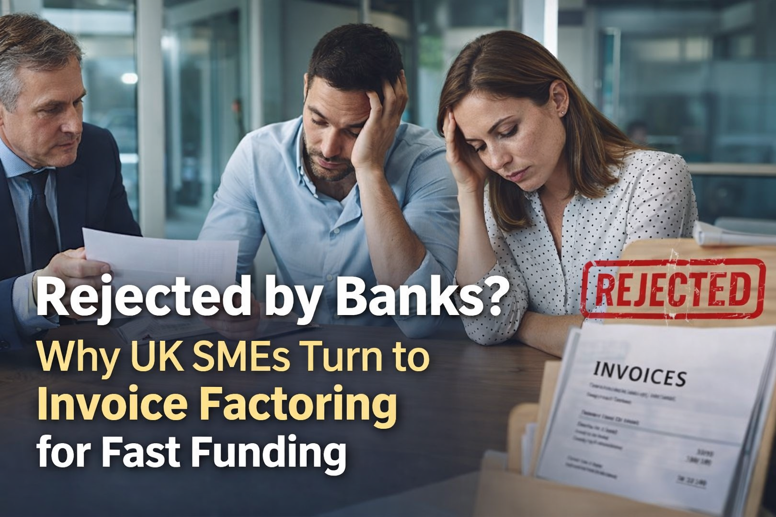Rejected by Banks Why UK SMEs Turn to Invoice Factoring for Fast Funding