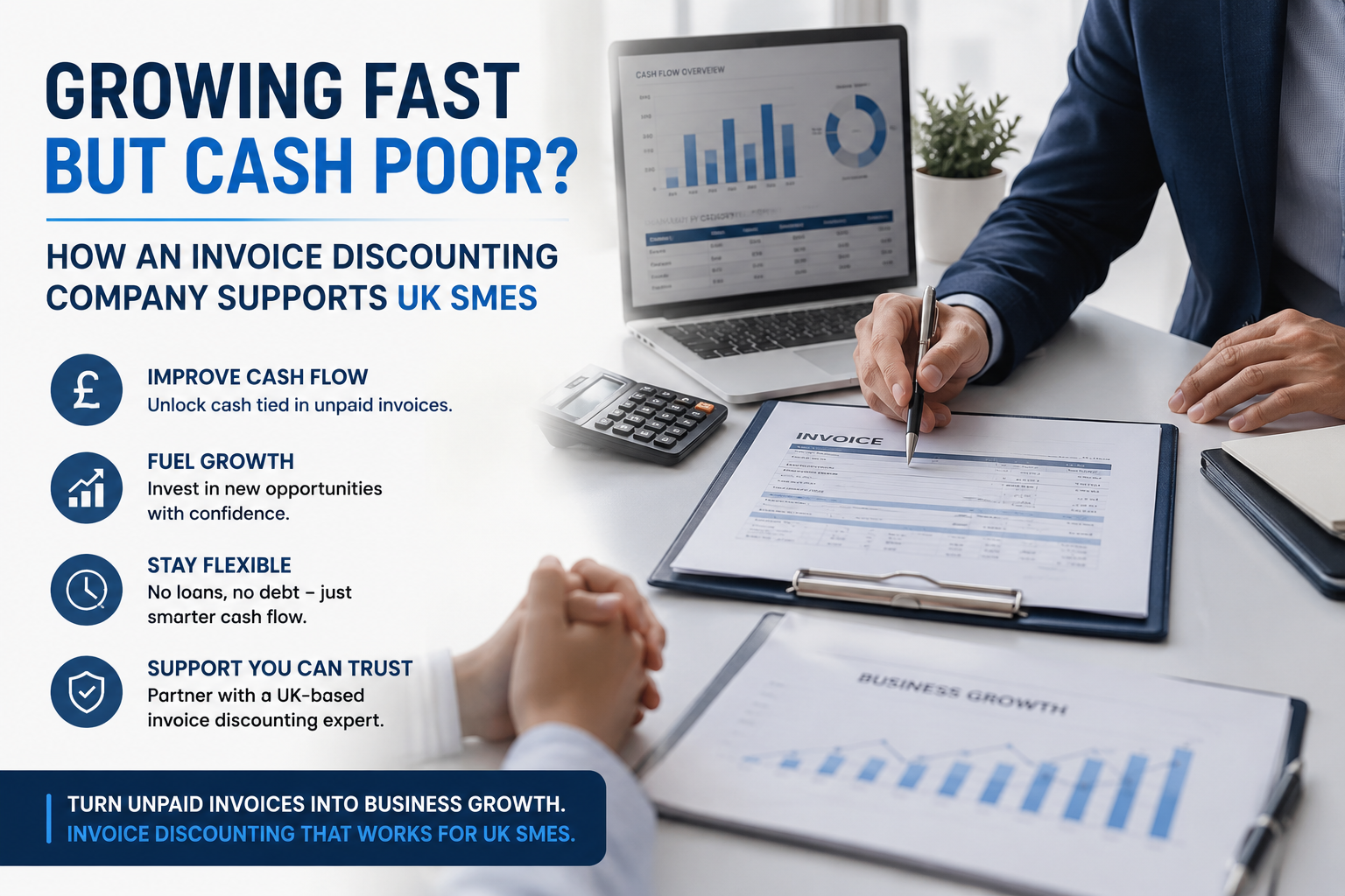 Growing Fast but Cash Poor How an Invoice Discounting Company Supports UK SMEs