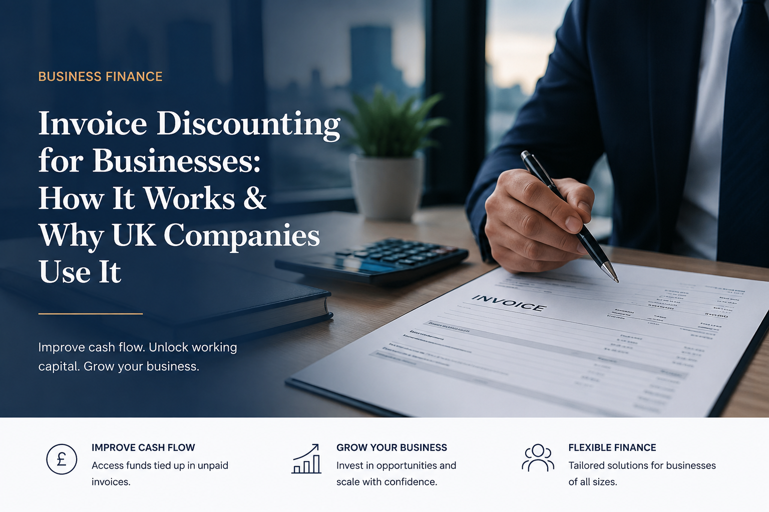 Invoice Discounting for Businesses How It Works & Why UK Companies Use It