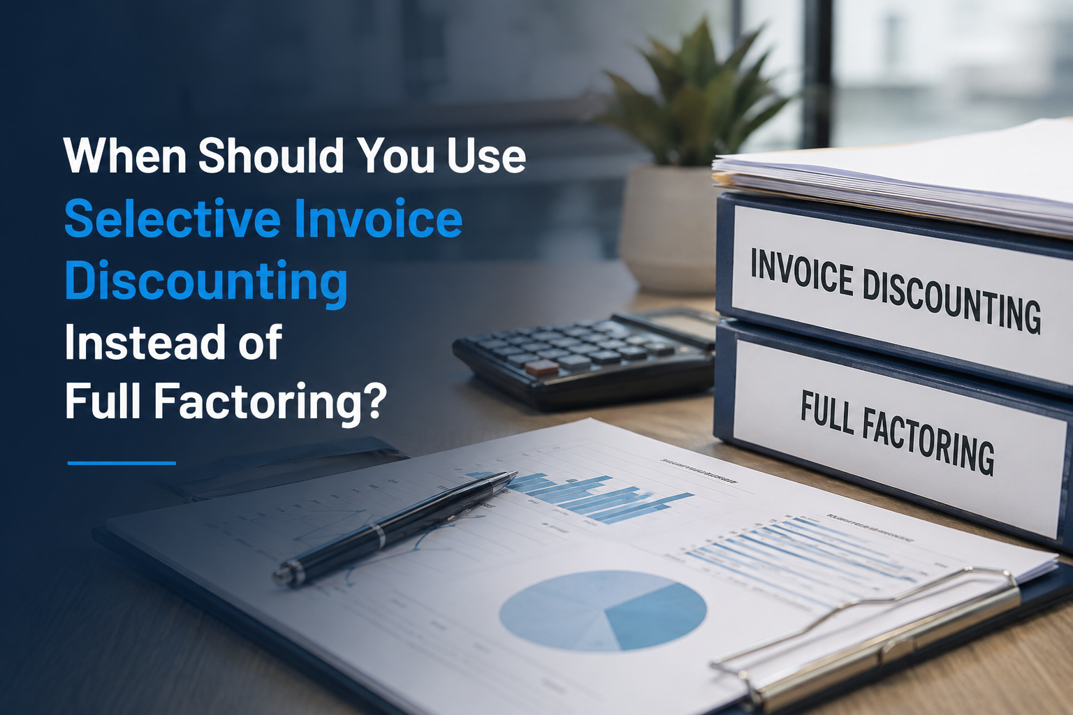 When Should You Use Selective Invoice Discounting Instead of Full Factoring