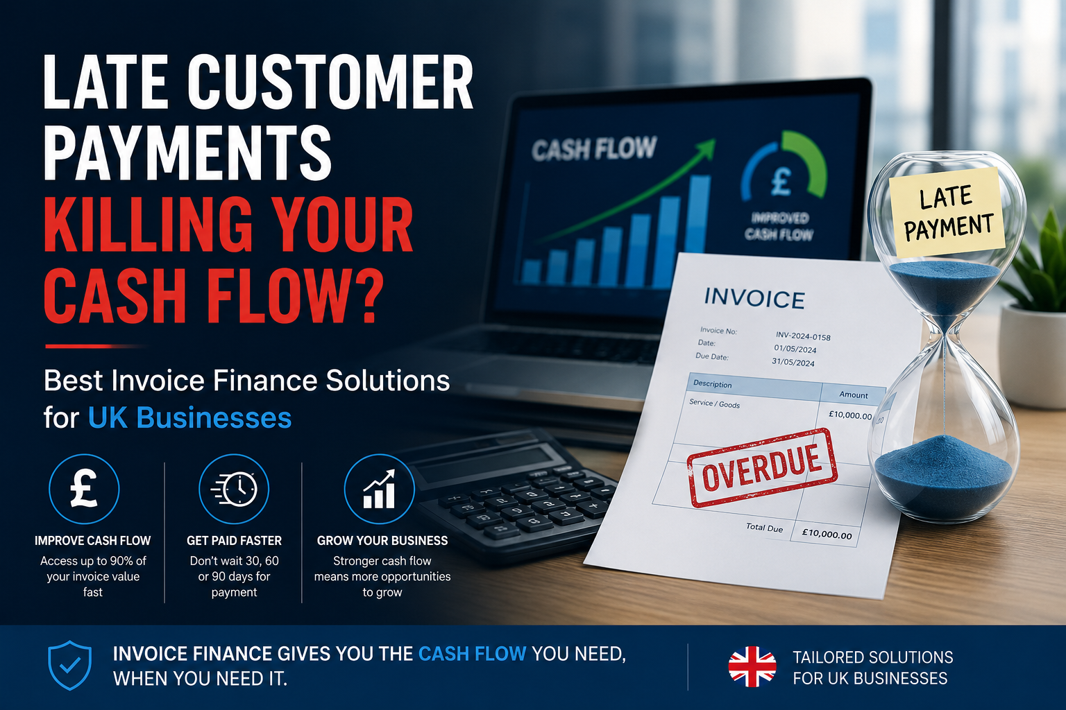 Late Customer Payments Killing Your Cash Flow? Best Invoice Finance Solutions for UK Businesses